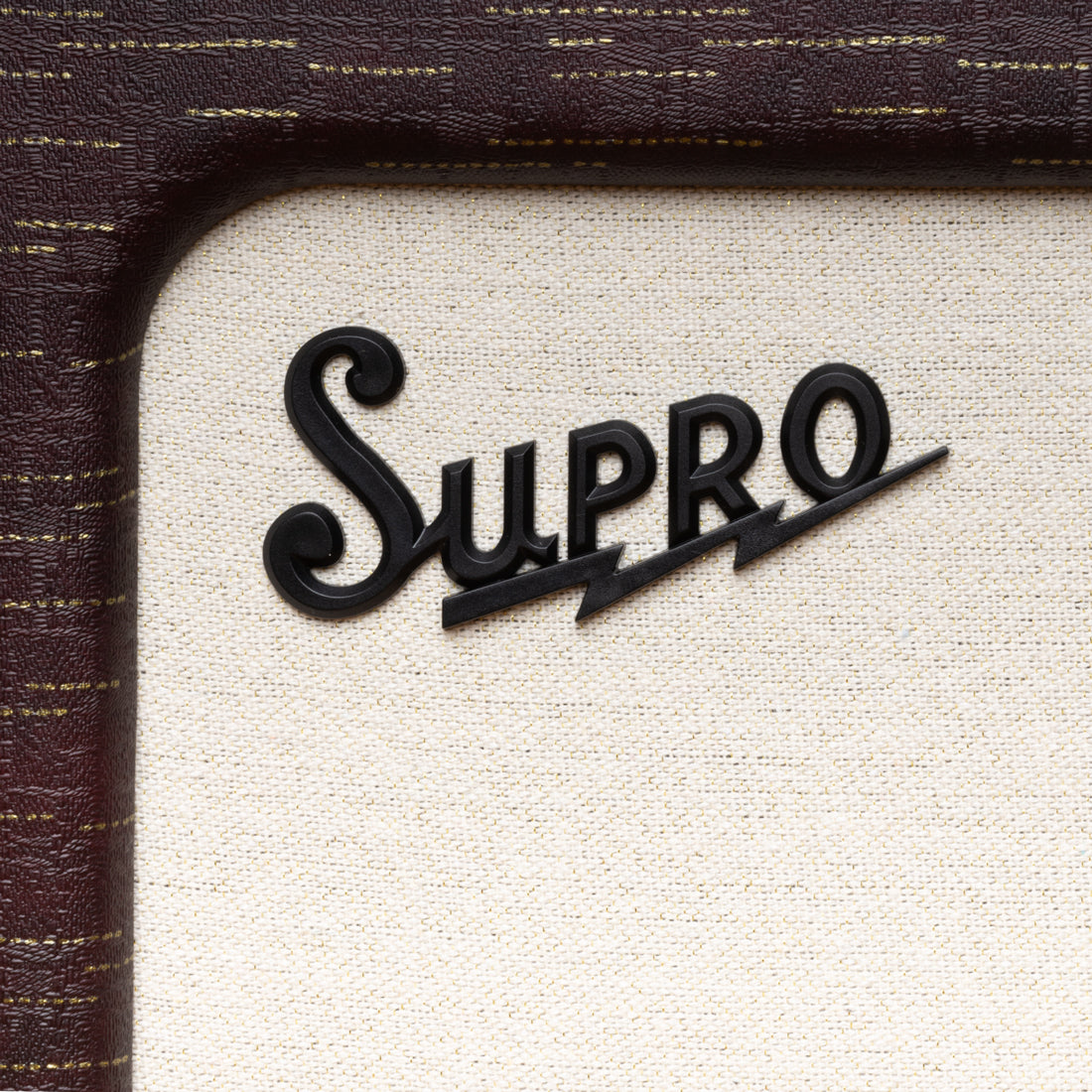 Supro Delegate Custom Burgundy - logo