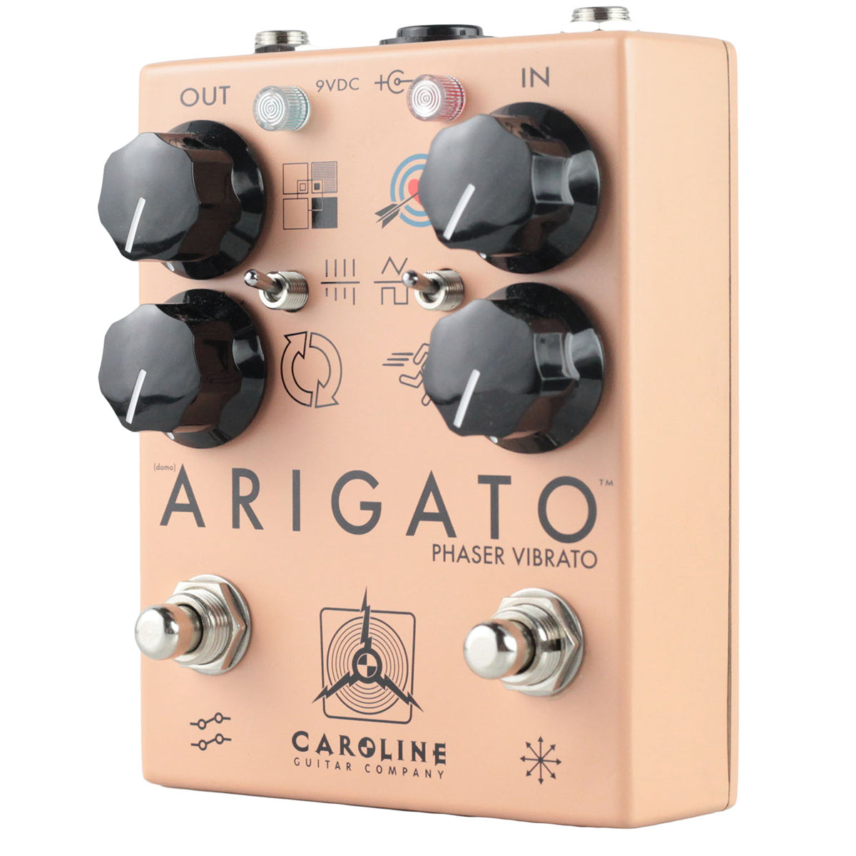 Caroline Guitar Company Arigato - Phaser Vibrato effect pedal