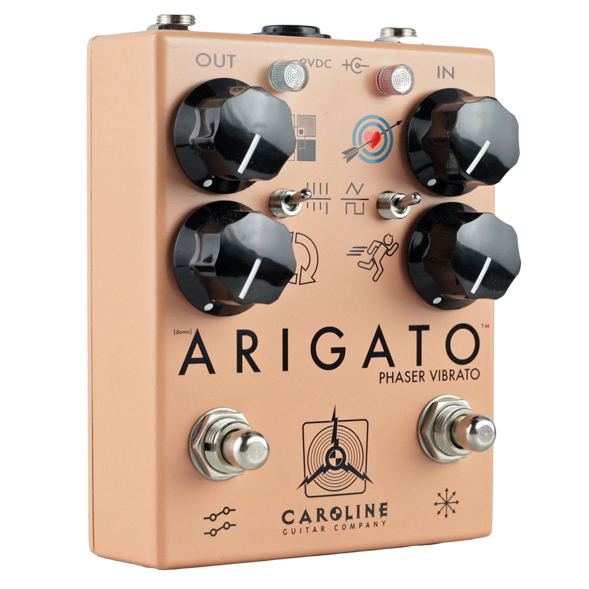 Caroline Guitar Company Arigato - Phaser Vibrato effect pedal