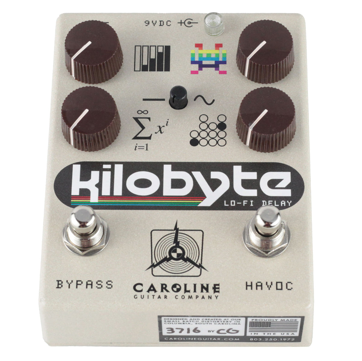 Caroline Guitar Company Kilobyte - Lo-Fi Delay effect pedal