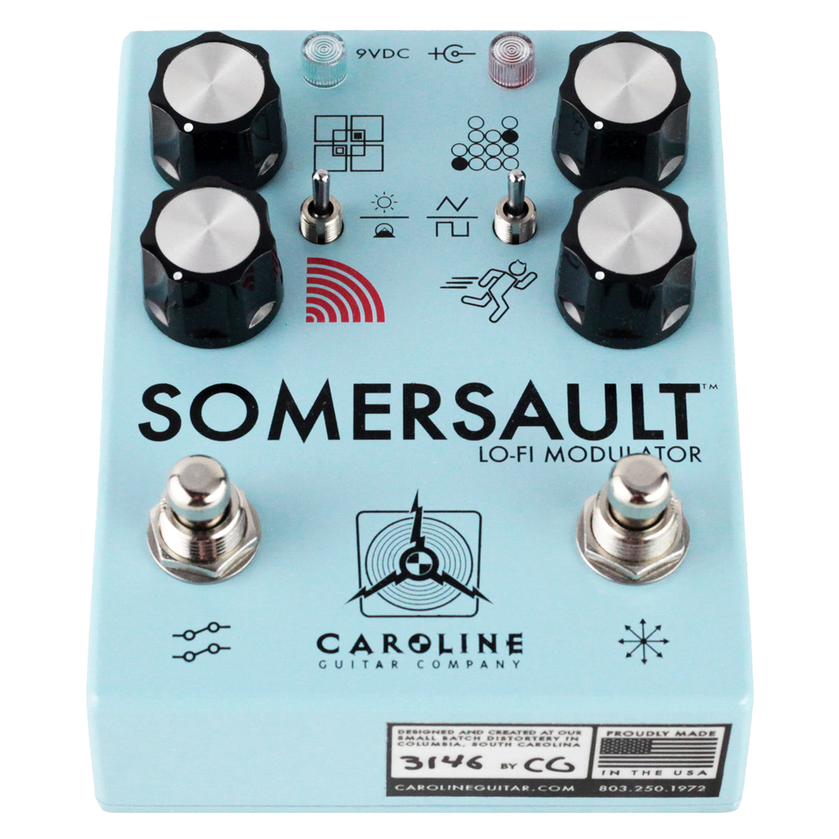 Caroline Guitar Company Somersault - Lo-Fi Modulator effect pedal