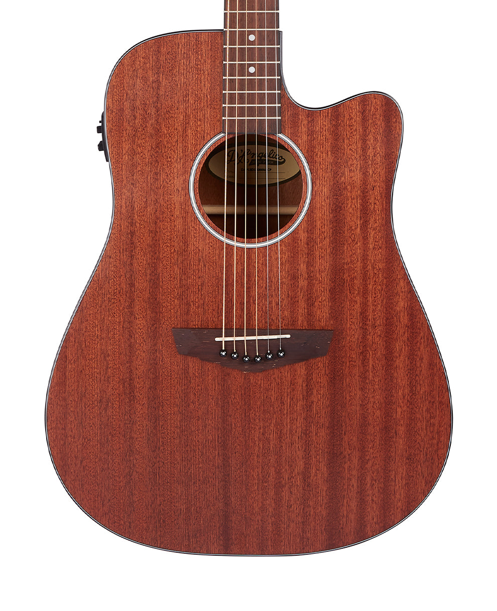 D'Angelico Premier Bowery LS - Natural Mahogany Satin