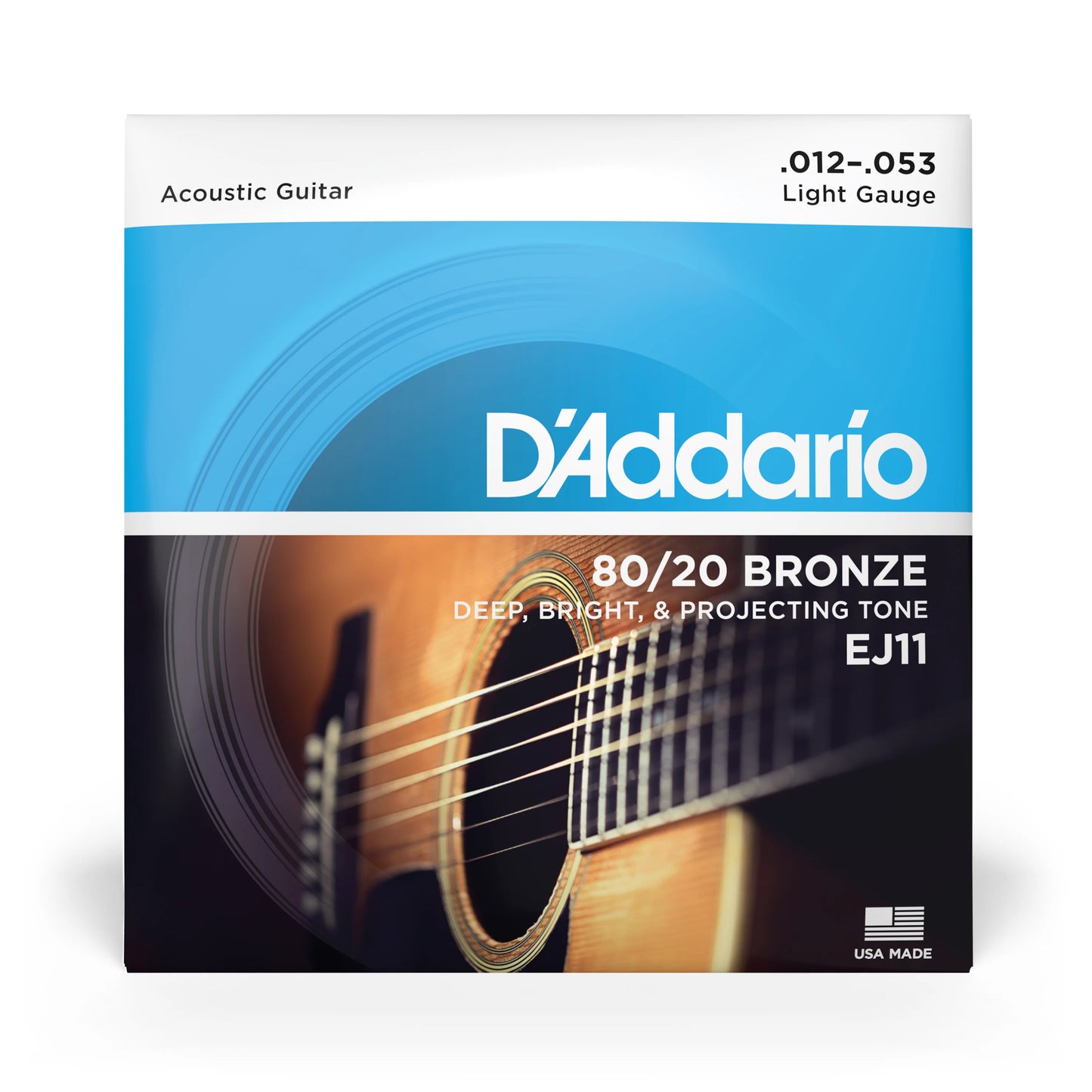 D'Addario EJ11 80/20 Bronze Light (12-53)