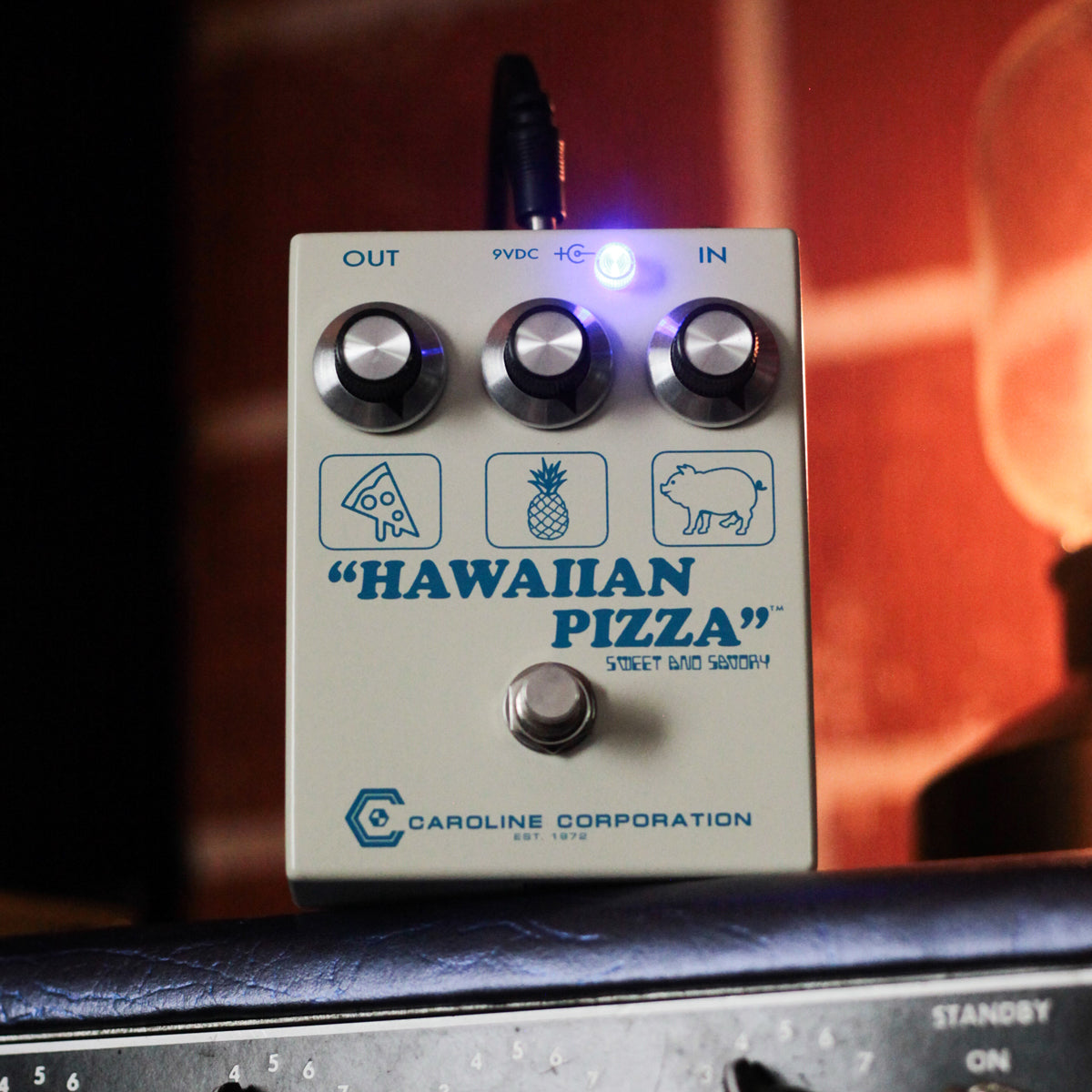 Caroline Guitar Company Hawaiian Pizza - Fuzz effect pedal