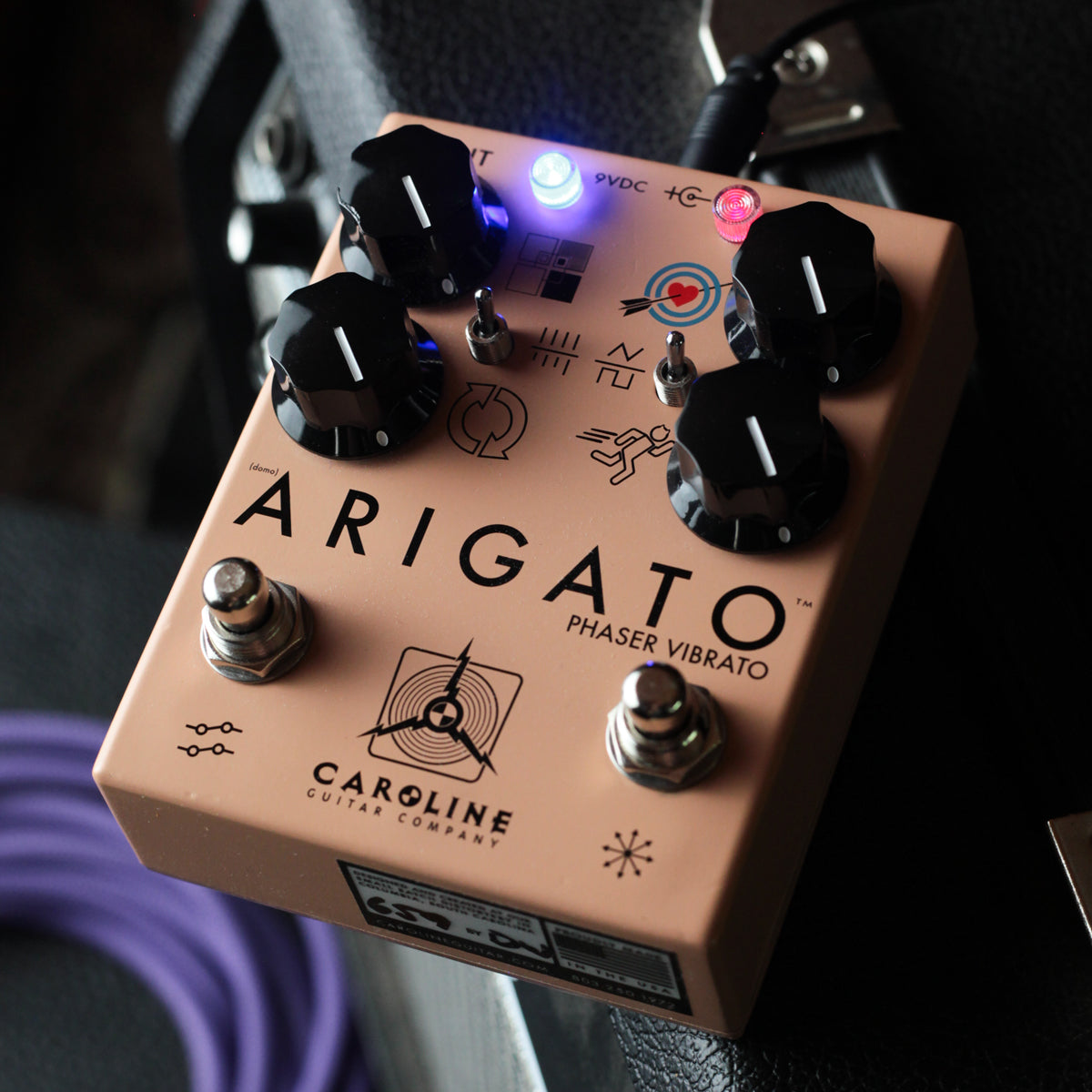 Caroline Guitar Company Arigato - Phaser Vibrato effect pedal