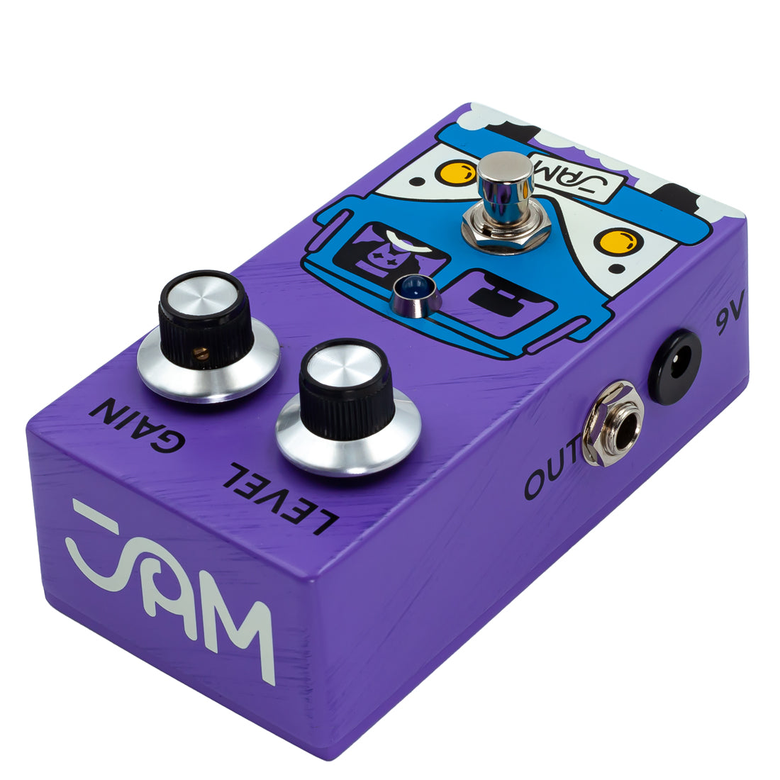 Jam Pedals Fuzz Phrase Si effect pedal side profile