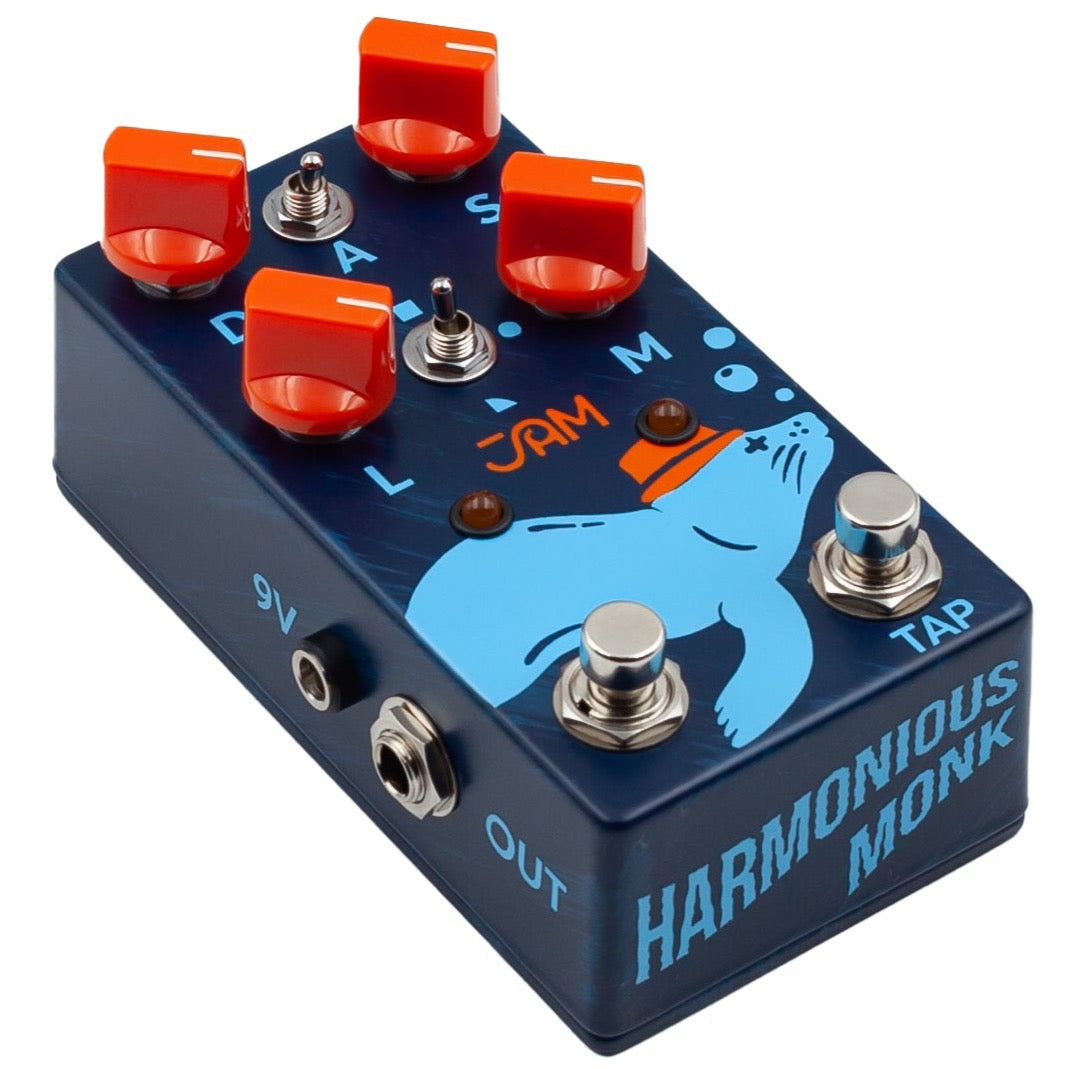 Jam Pedals Harmonious Monk Mk2 Tremolo pedal side view
