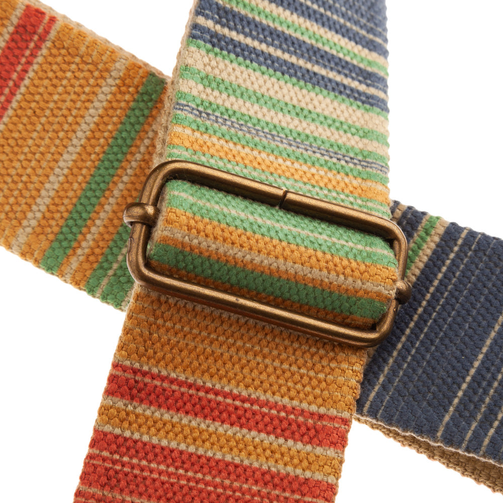 Magrabo Stripe SC Retro Rainbow 5 cm terminals Brown, Aged Brass Buckle
