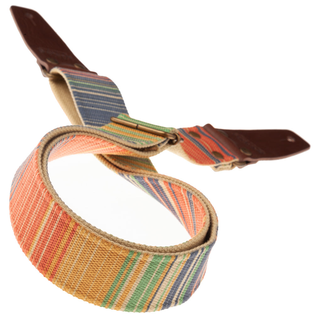 Magrabo Stripe SC Retro Rainbow 5 cm terminals Brown, Aged Brass Buckle