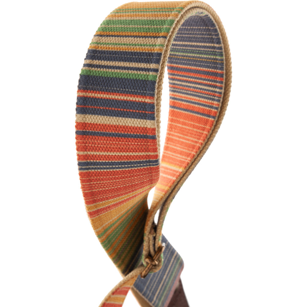 Magrabo Stripe SC Retro Rainbow 5 cm terminals Brown, Aged Brass Buckle