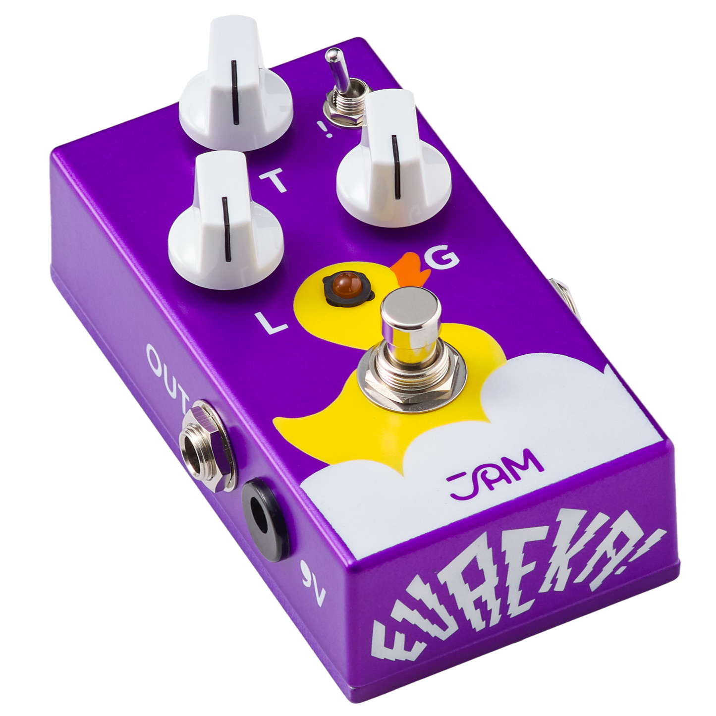 Jam Pedals Eureka Fuzz effect pedal side profile