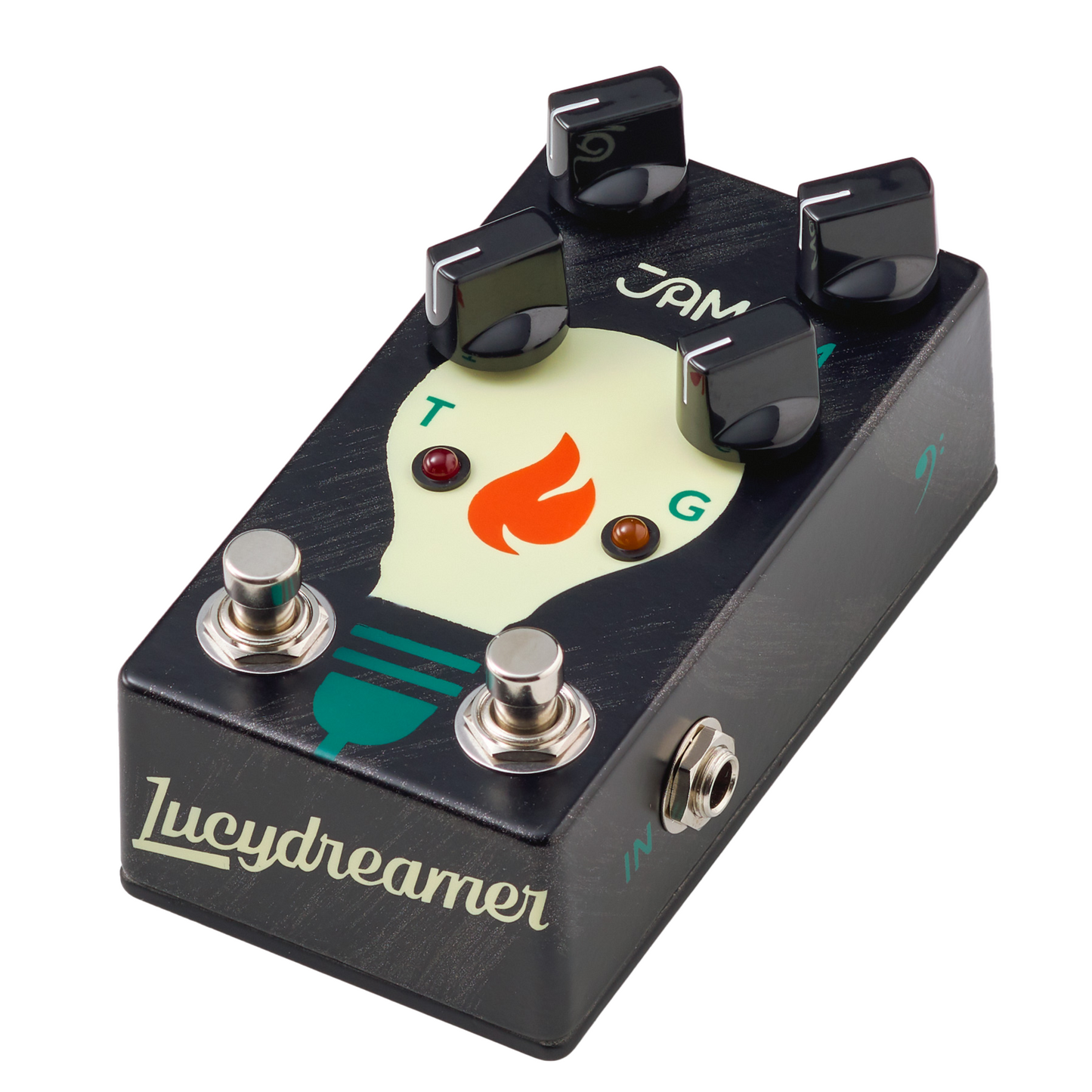Jam Pedals Lucydreamer Bass Overdrive effect pedal side input