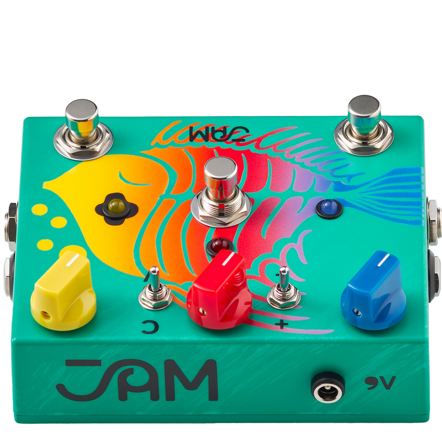 Jam Pedals Ripply Fall Modulation effect pedal back view