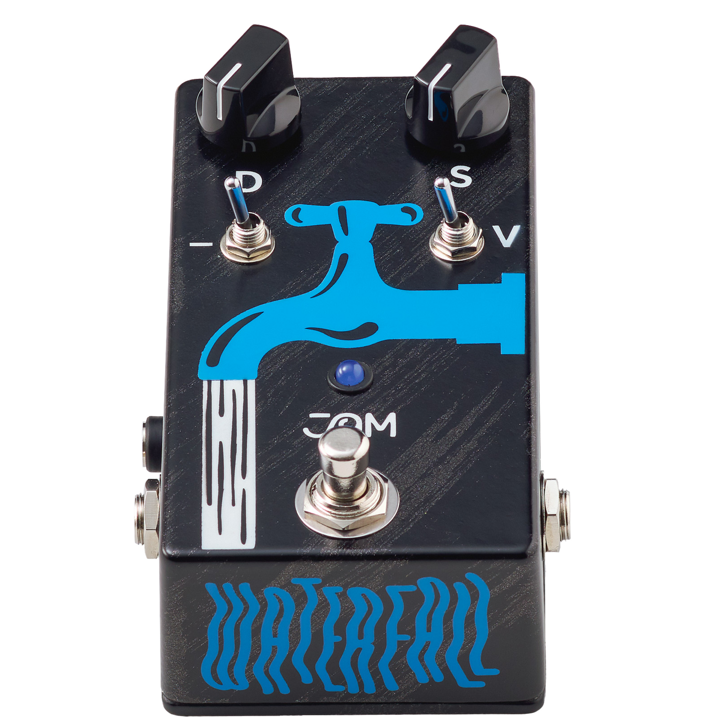Jam Pedals Waterfall Bass Chorus & Vibrato effect pedal top view