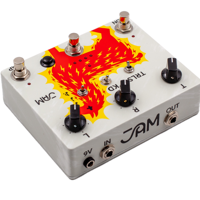 Jam Pedals Delay Llama Xtreme effect pedal - inputs