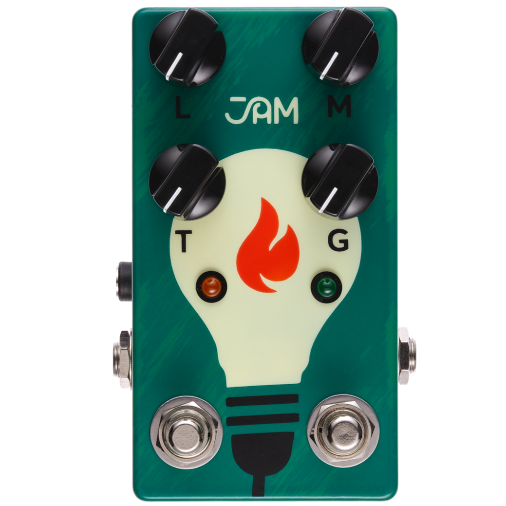 Jam Pedals Lucydreamer Overdrive effect pedal top view