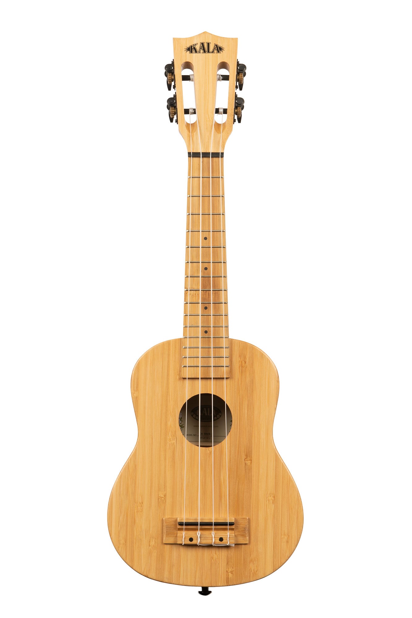Kala Bamboo Soprano Ukulele - front