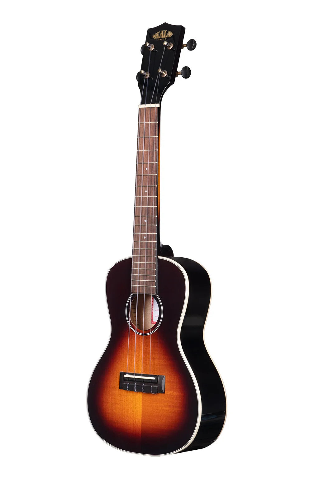 Kala Gloss Flame Maple Sunburst Concert Ukulele - KA-FMTB-C right side