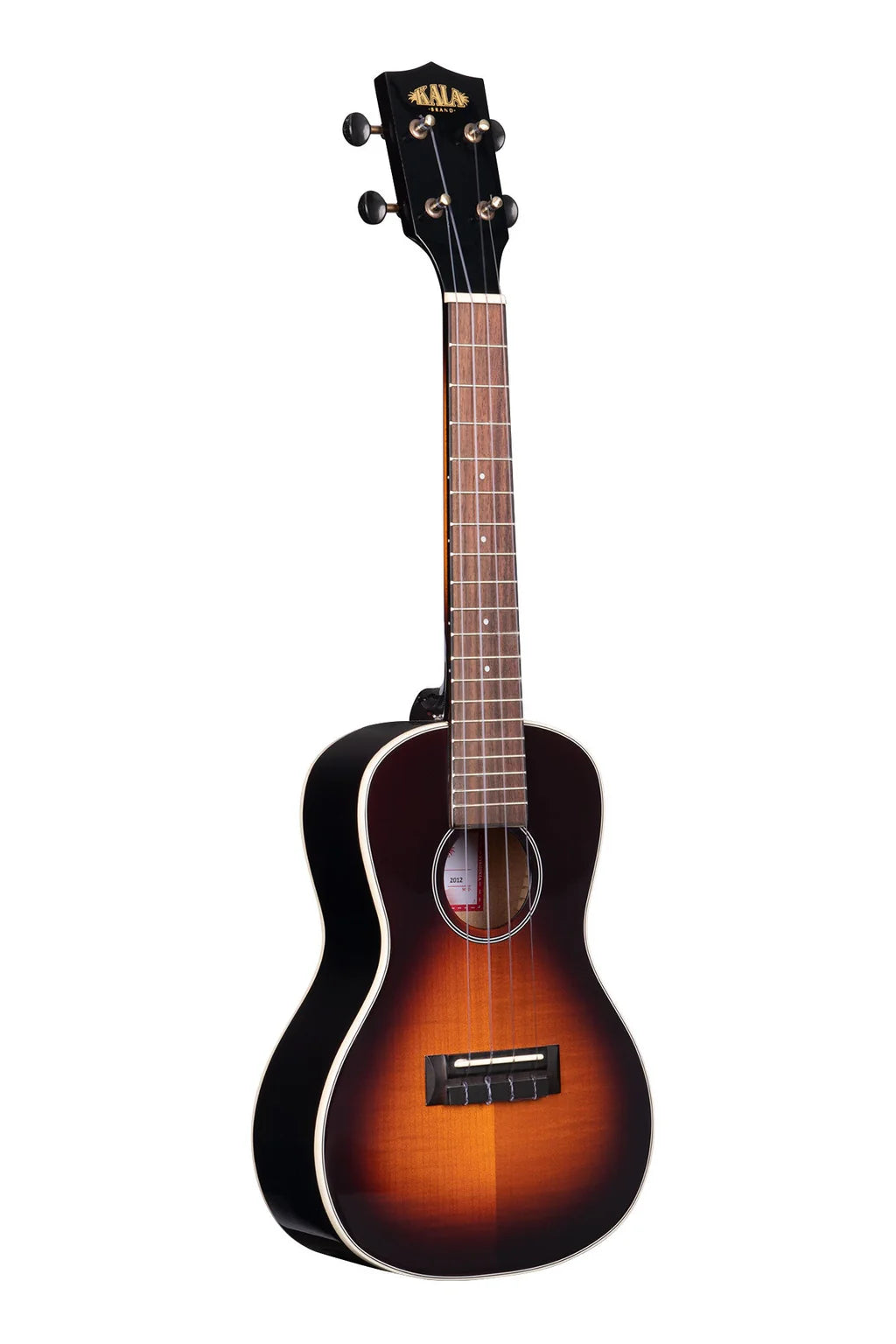 Kala Gloss Flame Maple Sunburst Concert Ukulele - KA-FMTB-C left side