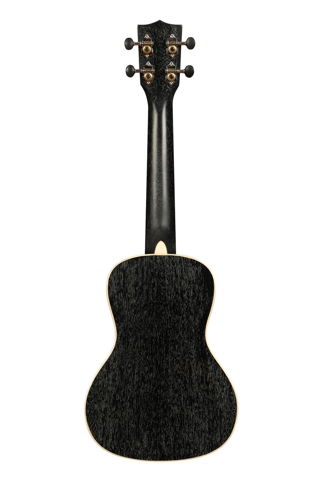 Kala All Solid Salt & Pepper Doghair Mahogany Concert Ukulele - back