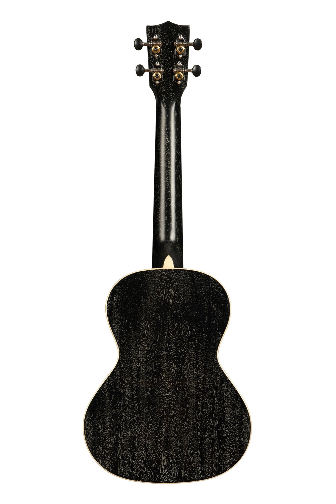 Kala All Solid Salt & Pepper Doghair Mahogany Tenor Ukulele - back