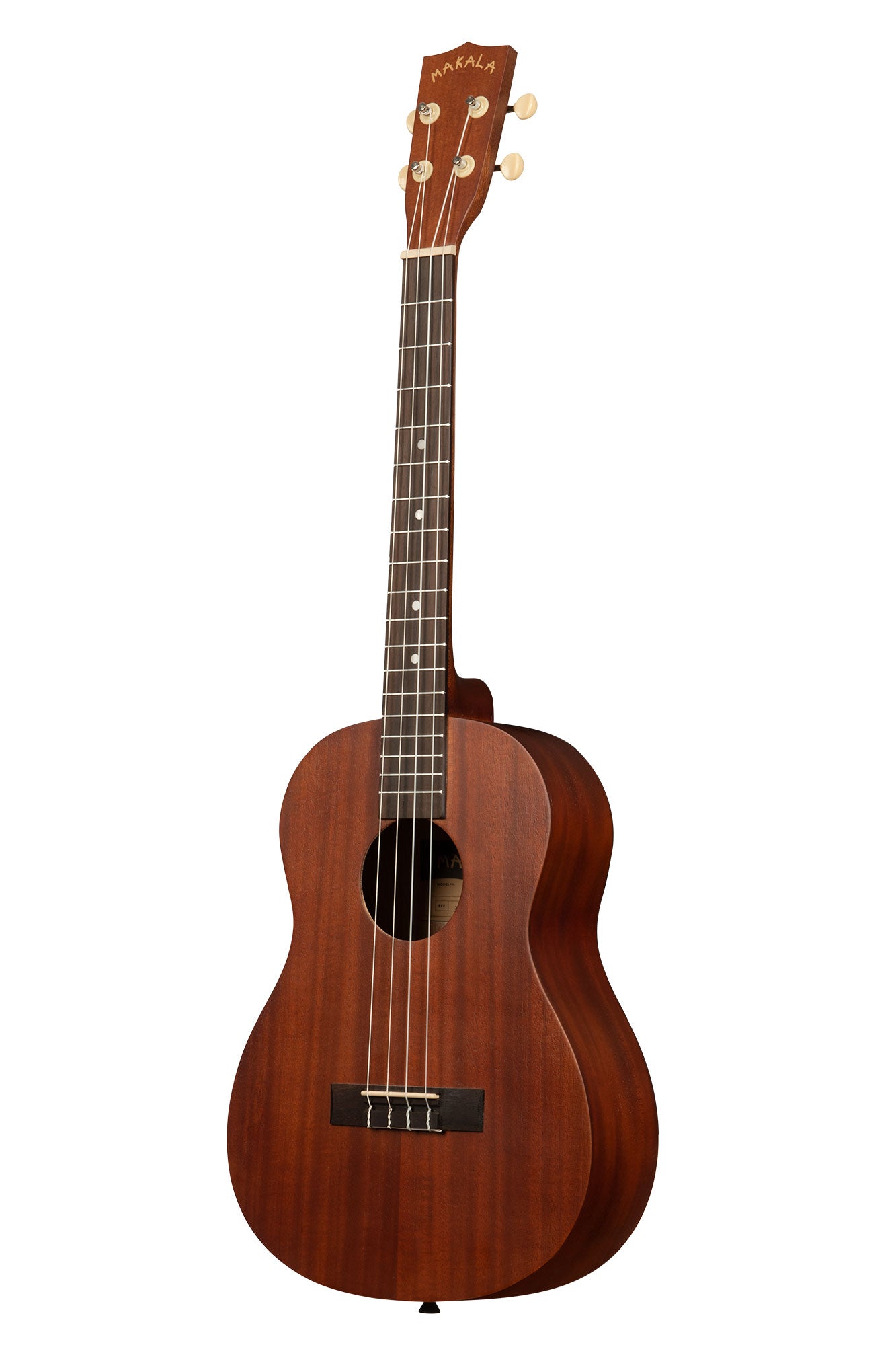 Makala MK-B Baritone Ukulele - left side
