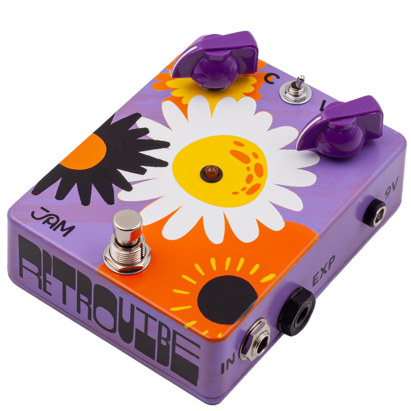Jam Pedals Retrovibe Mk3 Univibe effect pedal side view