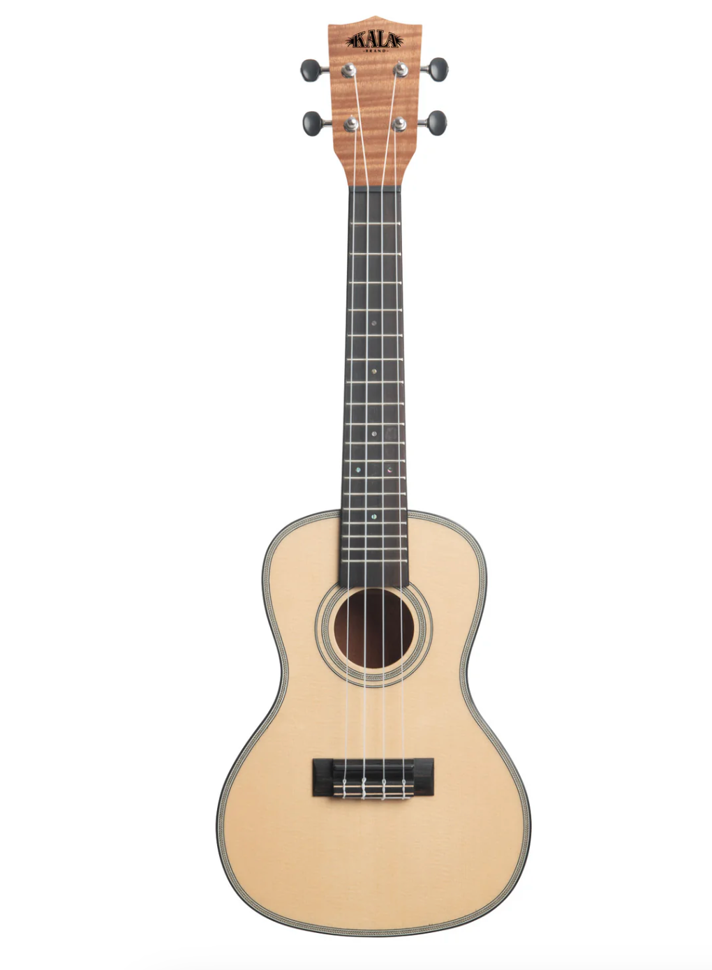 Kala Solid Spruce Top Exotic Mahogany Concert