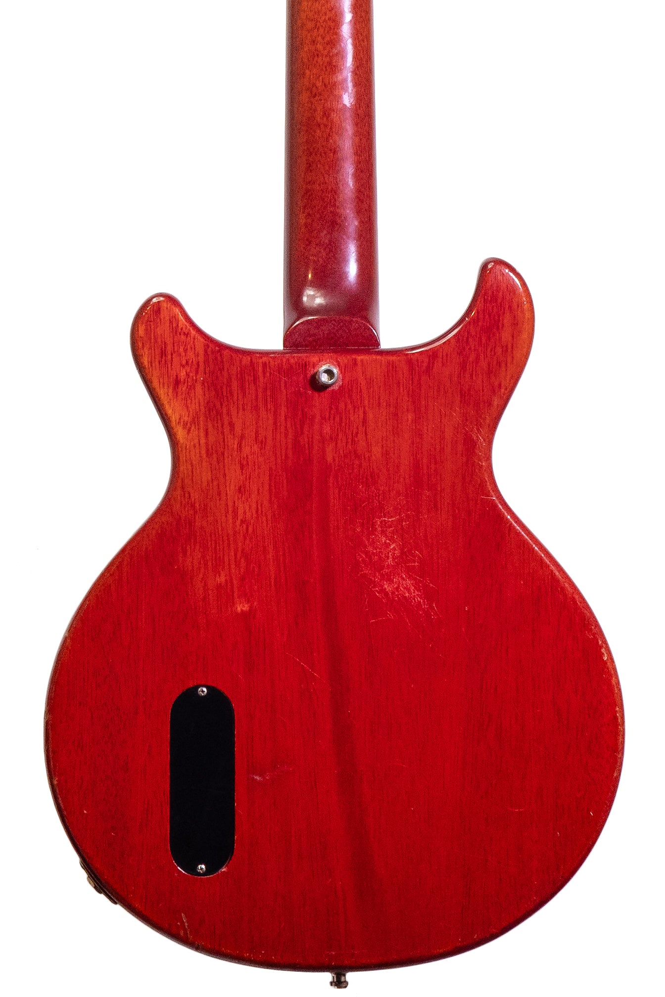 back of a vintage 1960 Gibson Les Paul Junior electric guitar