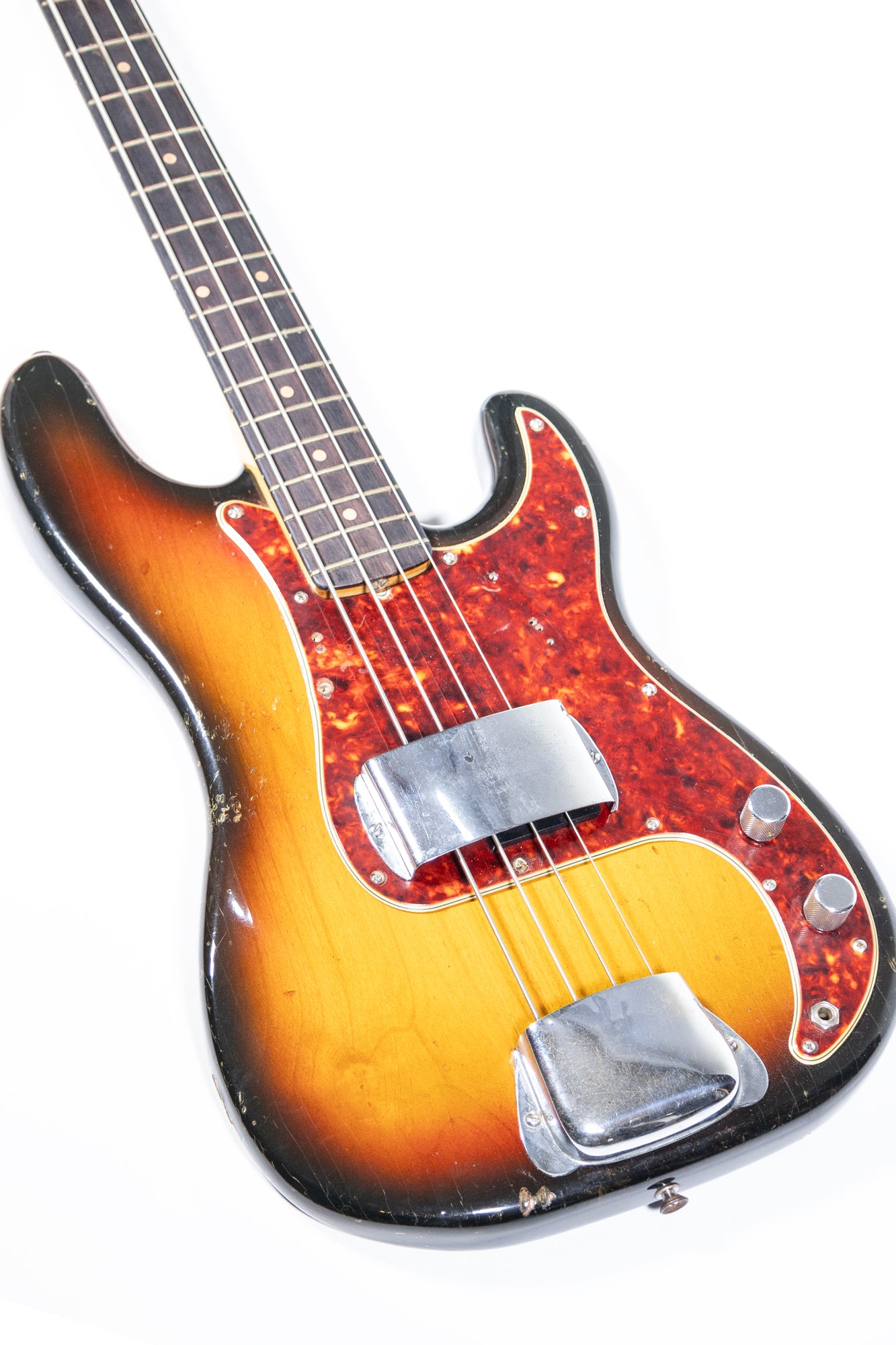 side profile of a 1962 Fender Precision Bass