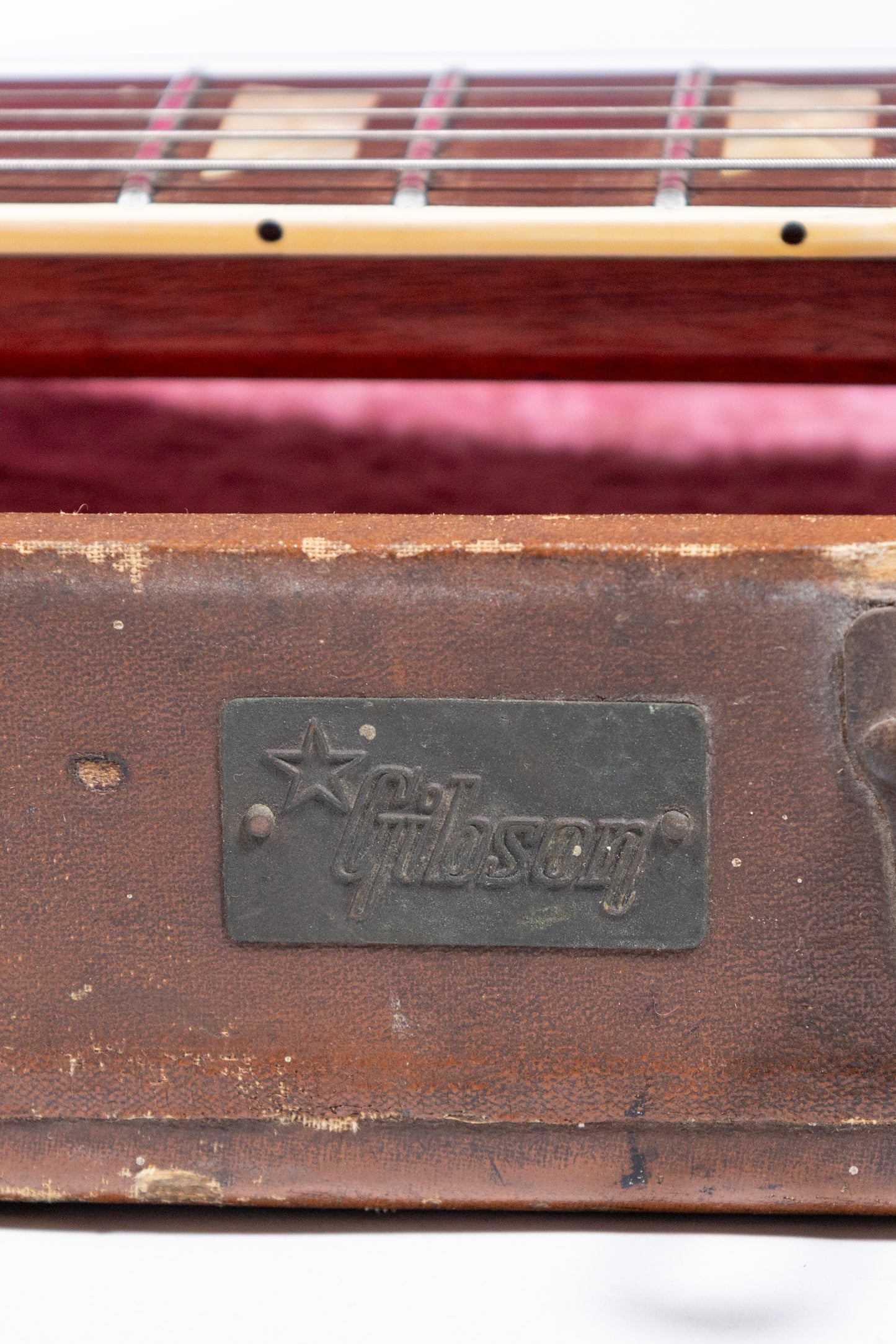 gibson badge from original vintage 1954 Gibson Les Paul Standard hard case