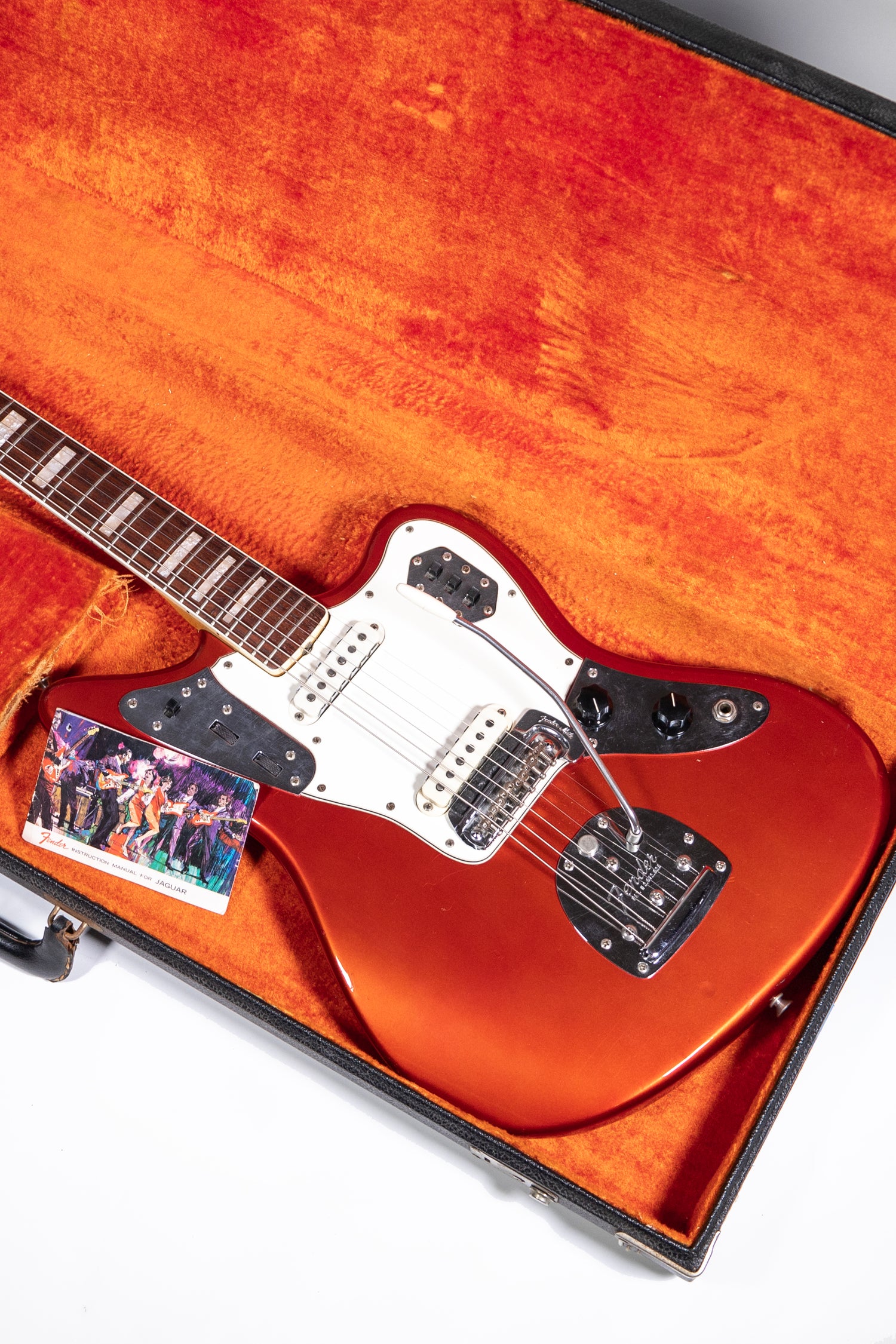 Vintage 1967 Fender Jaguar electric guitar in original case