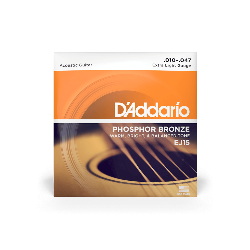 D'Addario EJ15 Phosphor Bronze Extra Lite (10-47)