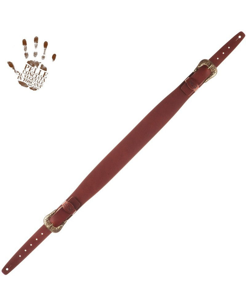 Magrabo Twin Buckle TC Core Dark Brown 7 cm Sun Brass Buckle