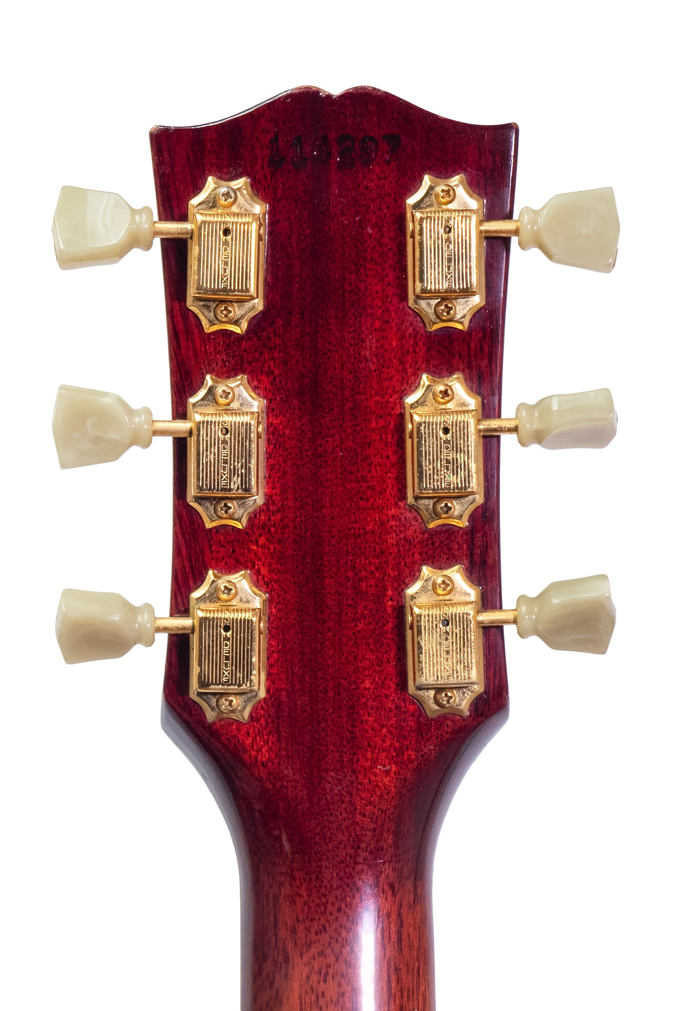 tuners from an original Original vintage 1963 Gibson Hummingbird Acoustic Guitar in 'cherry burst'
