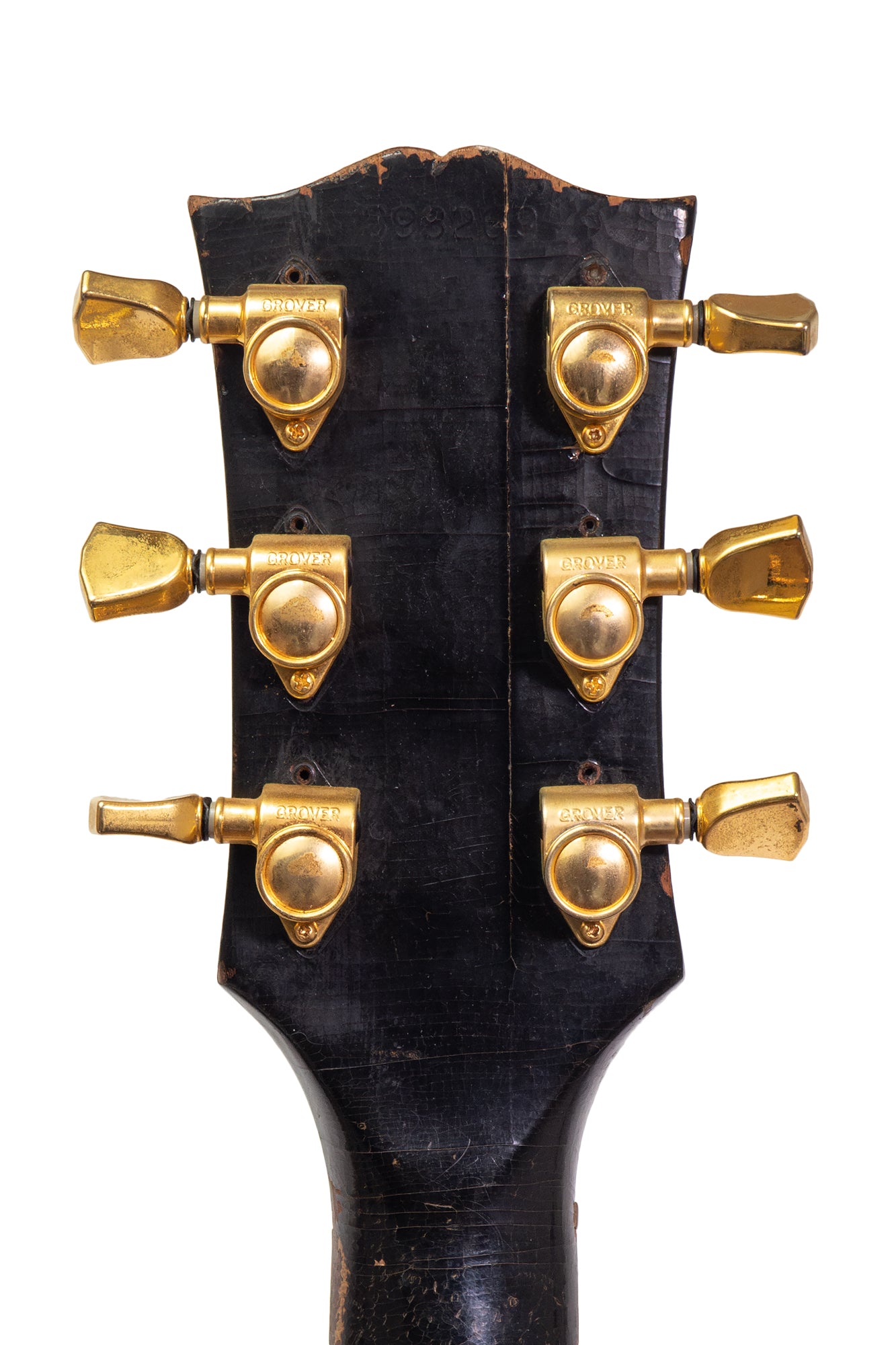 tuners from a Vintage 1969 Gibson Les Paul Custom electric guitar