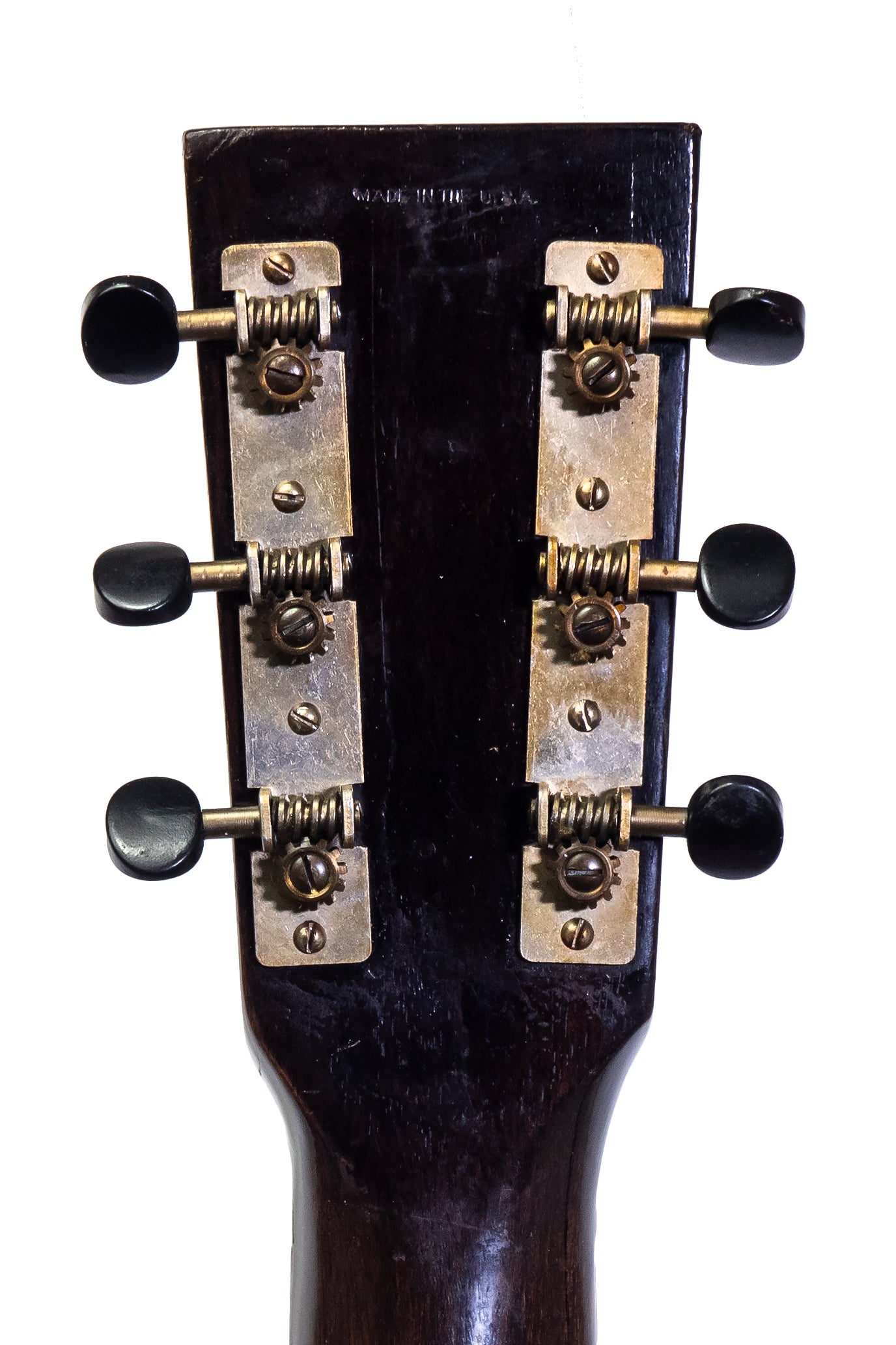tuners from a Vintage 1933 Kalamazoo KG-11 parlour guitar
