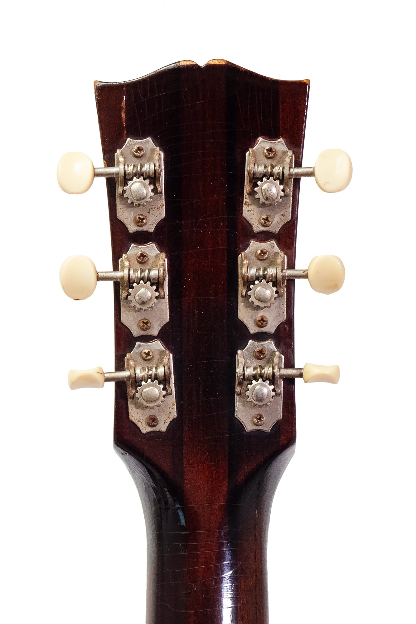 tuners from a vintage 1944 Gibson Southerner Jumbo 'banner' logo acoustic guitar