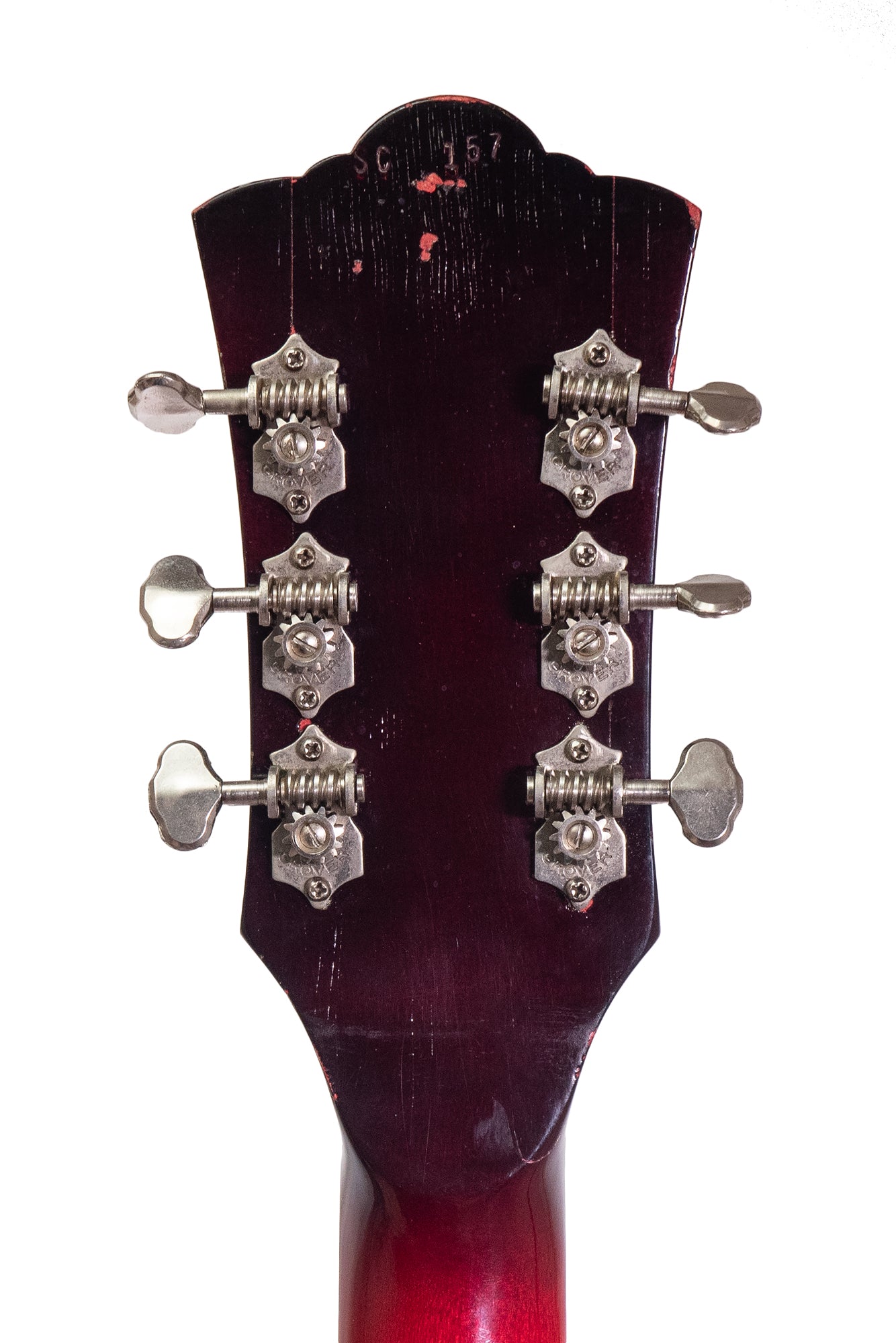 tuners from a rare vintage 1966 Guild S-200 Thunderbird electric guitar