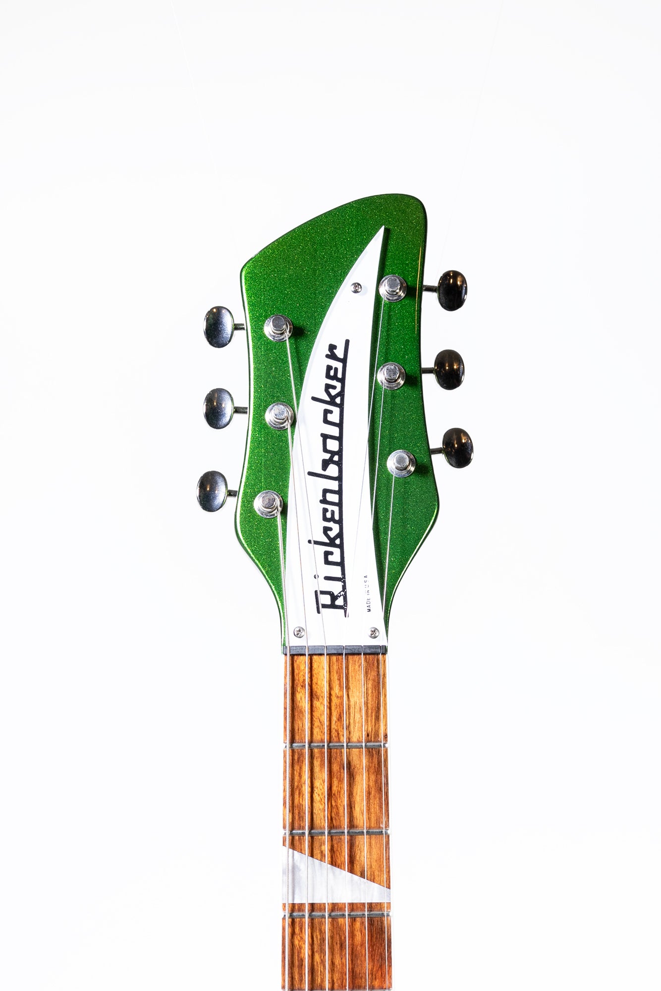 candy apple green Rickenbacker headstock
