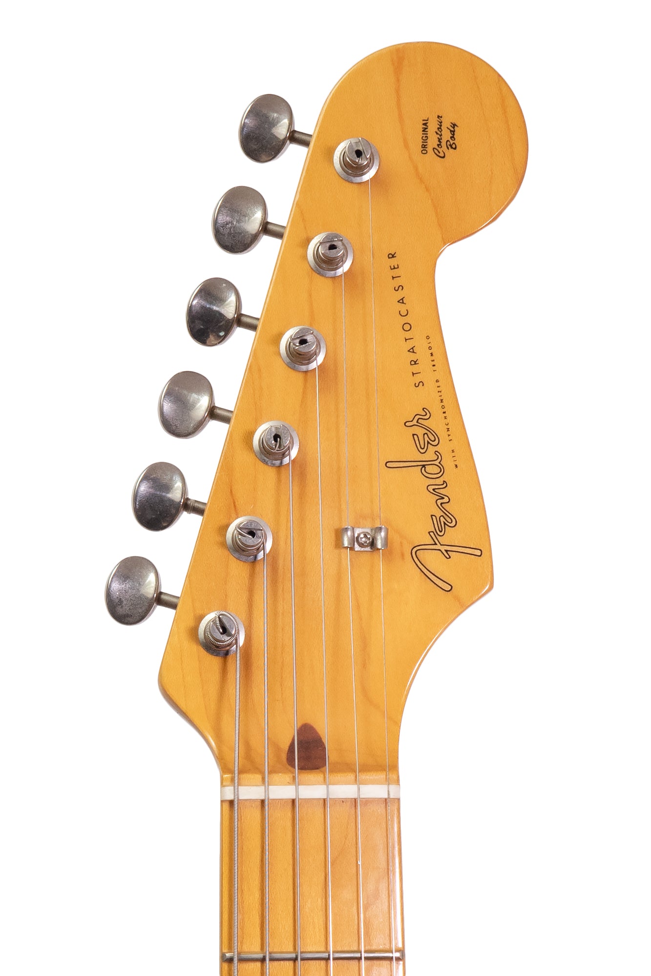 Fender headstock spaghetti logo