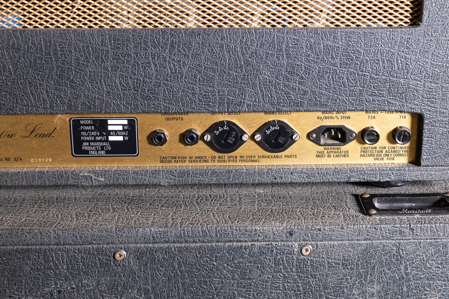 1980 Marshall JMP Mk2 Master Model 100w Lead