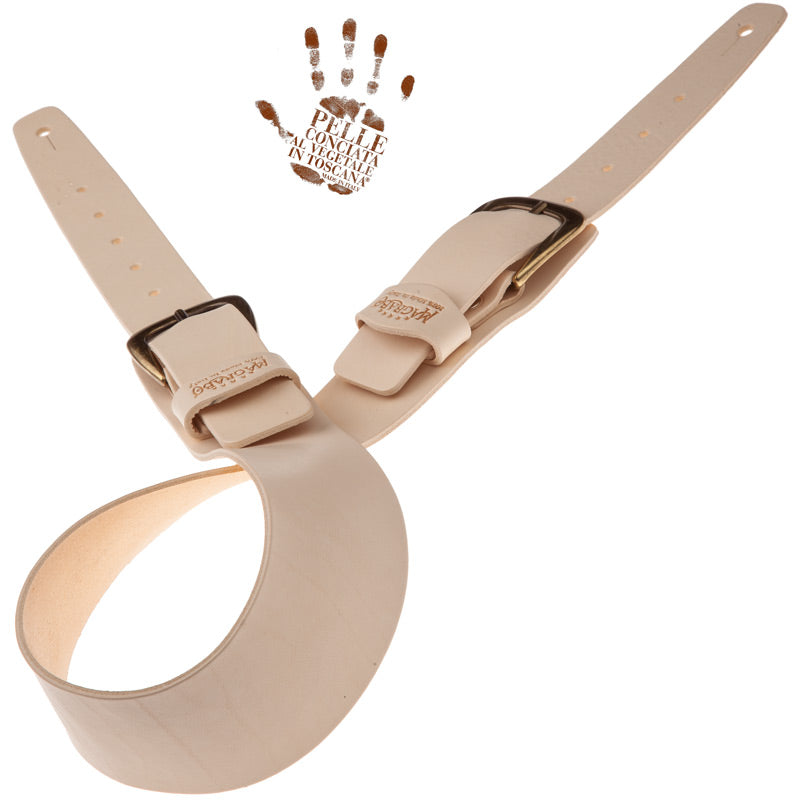 Magrabo Twin buckles TC Core Tara White 7 cm Classic Brass buckle