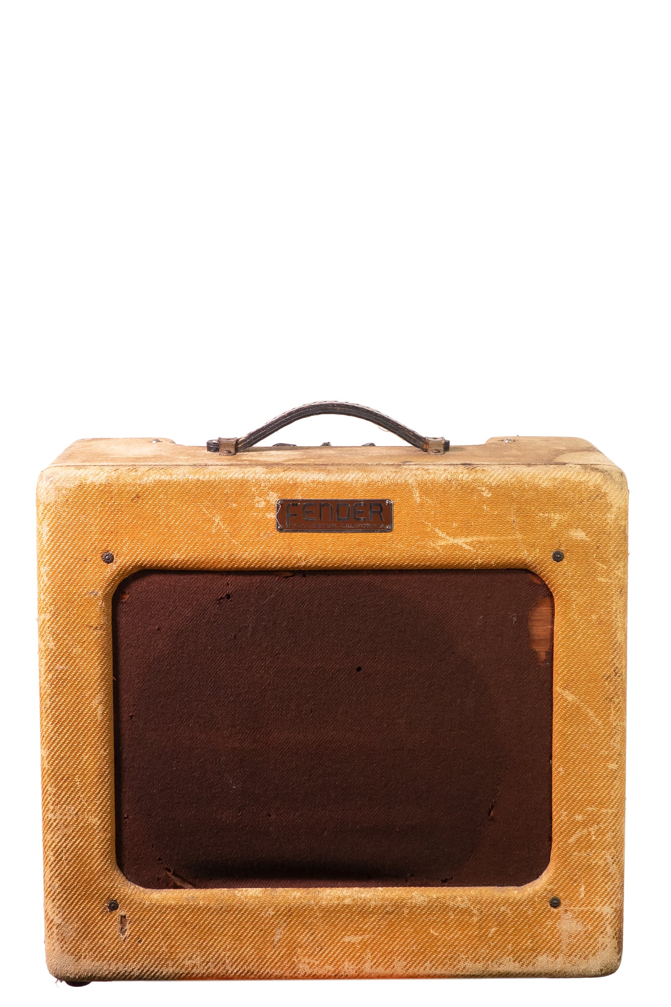 vintage 1949 Fender Deluxe guitar amplifier