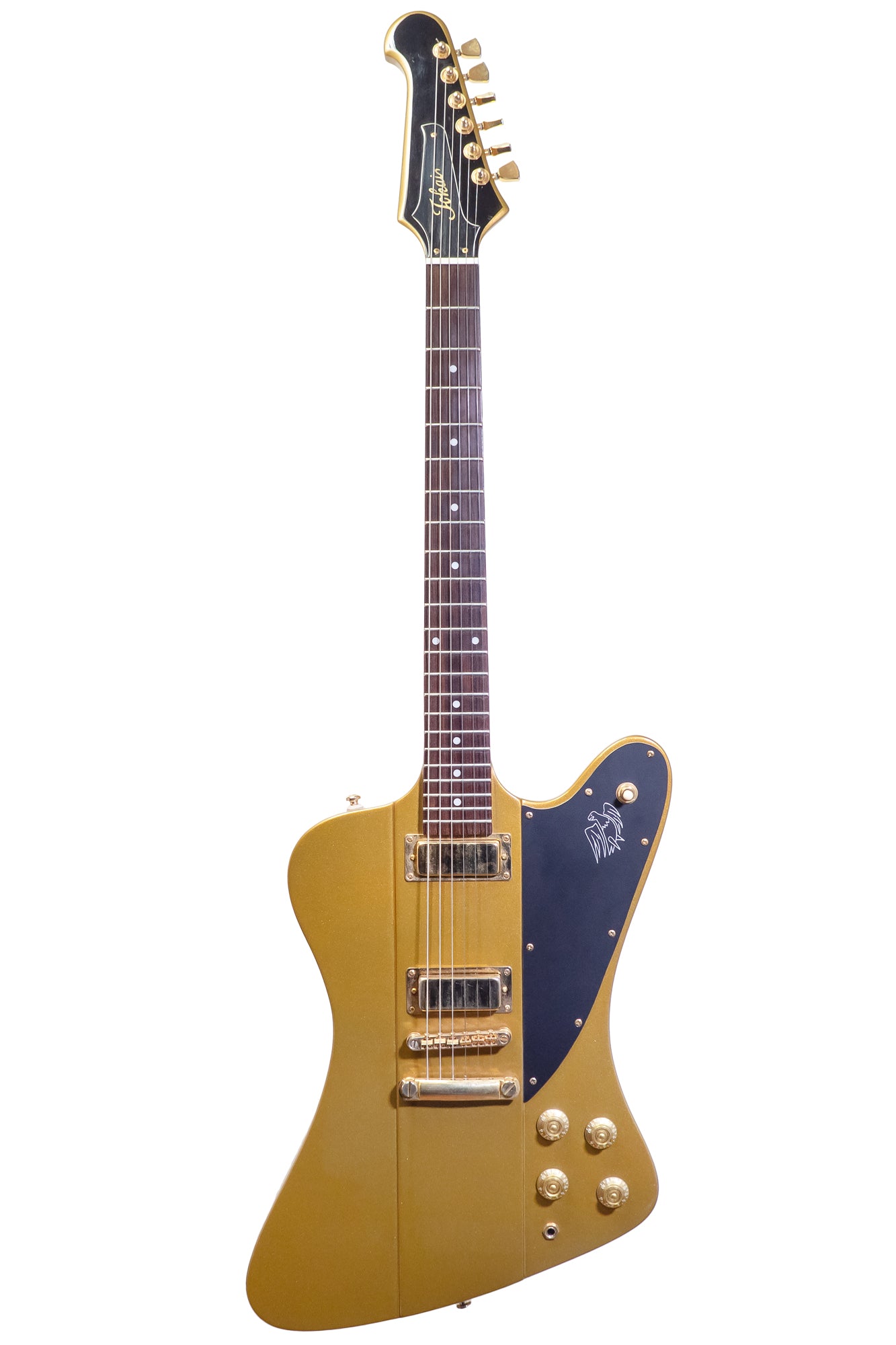 Vintage 1996 Tokai Firebird electric guitar in gold