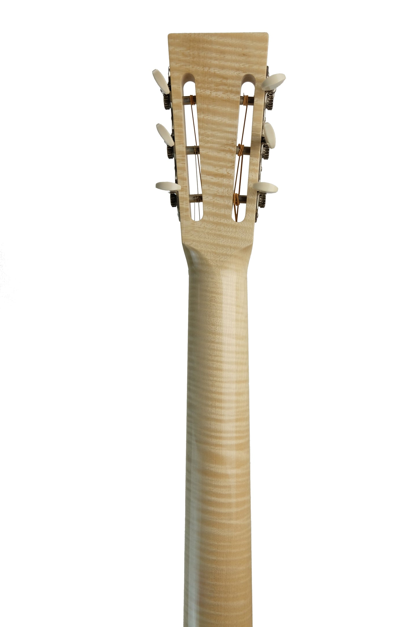 neck and tuners from a rare 2018 Fine Resophonic 'Maple' resonator guitar
