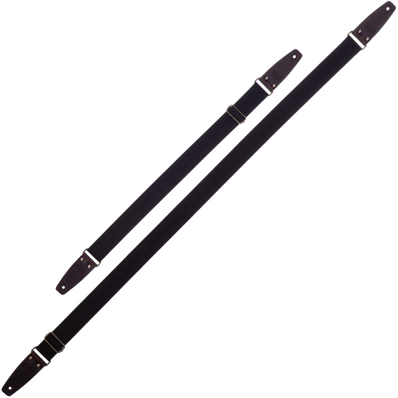 Magrabo Stripe SC Entry Black 5 cm terminals Dark Brown - Aged Brass Buckle