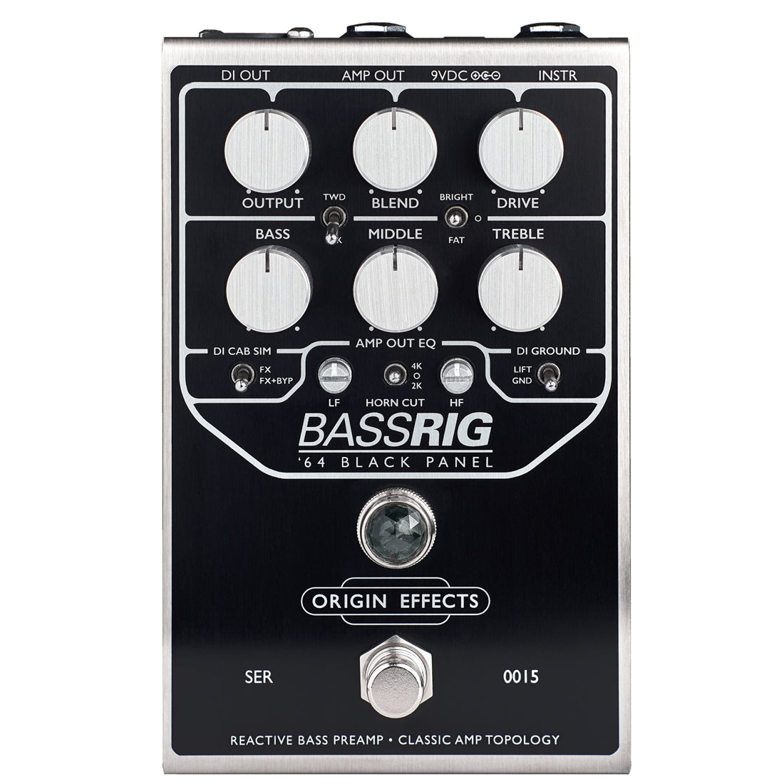 Origin Effects BassRIG '64 Black Panel effect pedal
