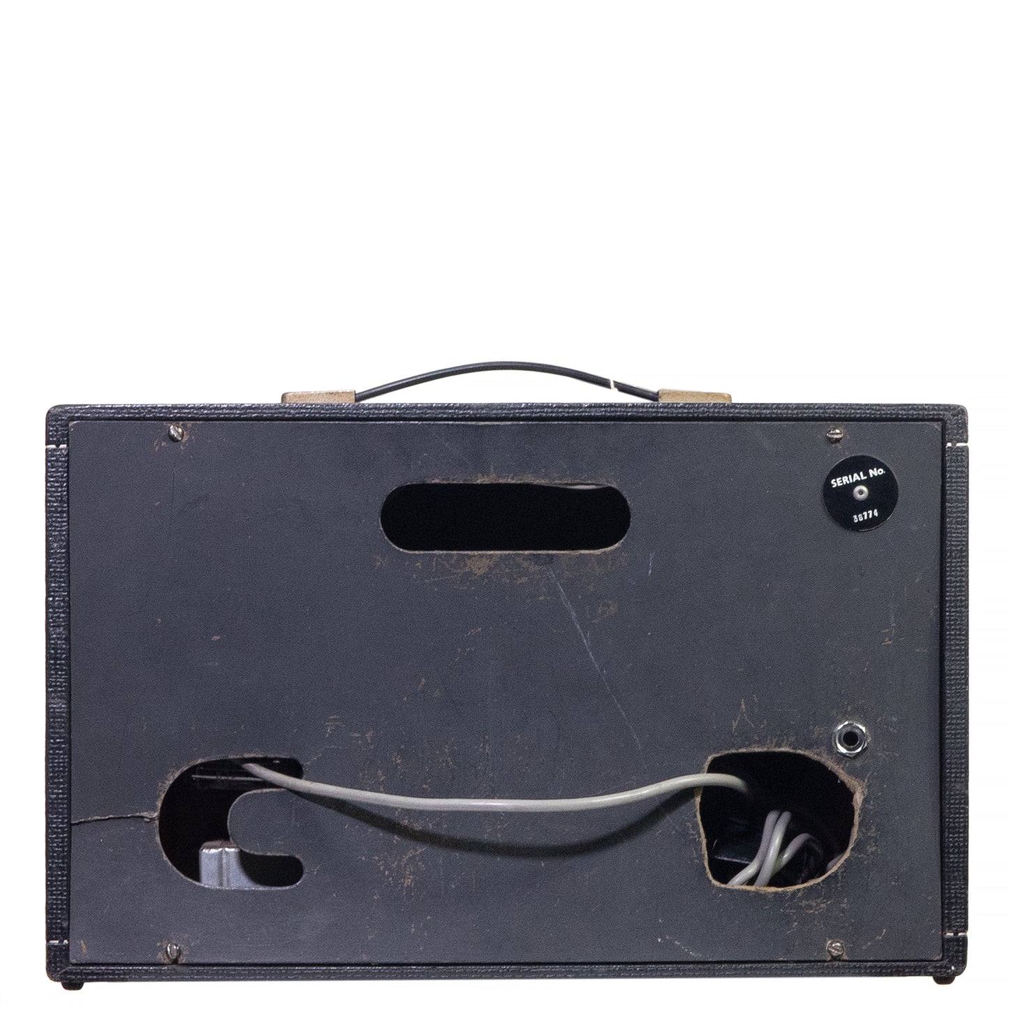 back of vintage 1960s Selmer Little Giant amplifier