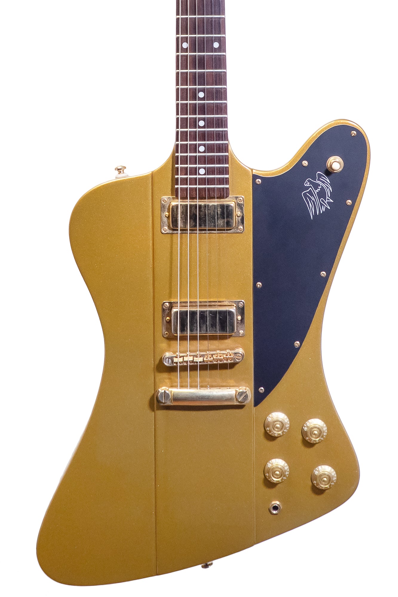 Vintage 1996 Tokai Firebird electric guitar in gold